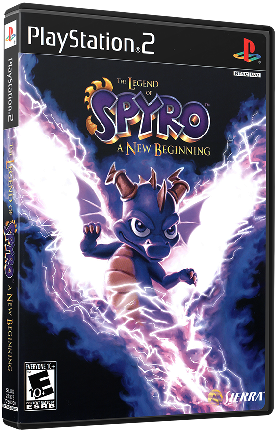 แผ่นเกมส์ PS2 : Legend of Spyro, The - A New Beginning