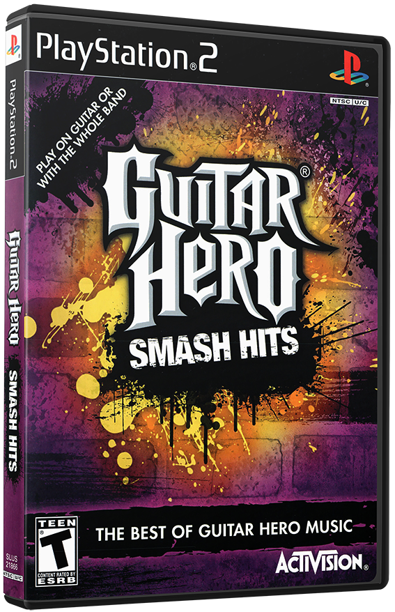 แผ่นเกมส์ PS2 : Guitar Hero - Smash Hits
