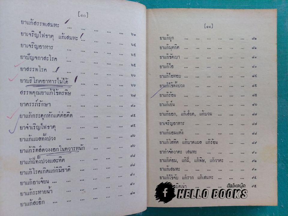 ตำรายาไทยแผนโบราณ เล่ม ๑-๑๒