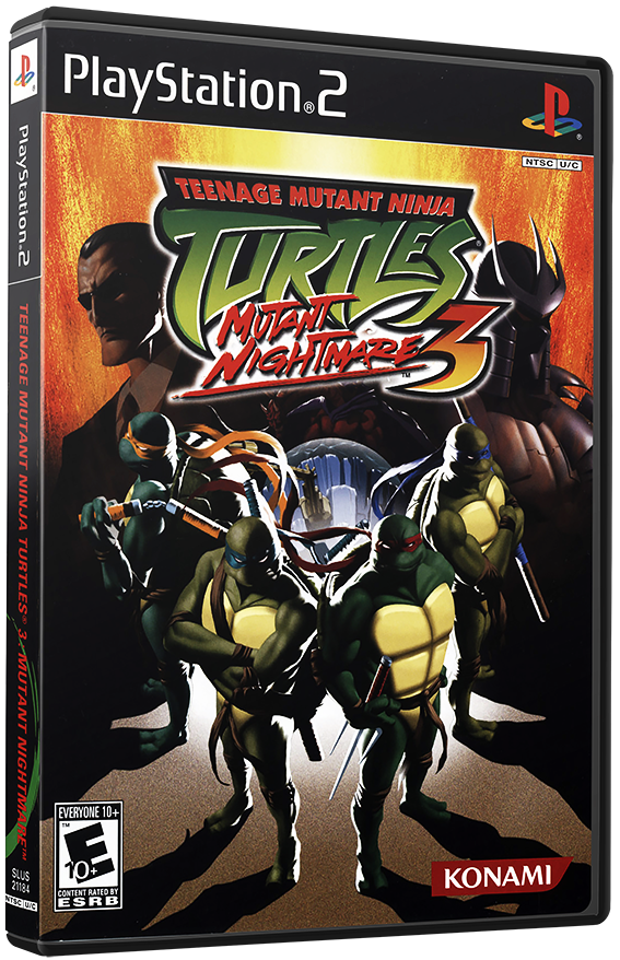 แผ่นเกมส์ PS2 : Teenage Mutant Ninja Turtles 3 - Mutant Nightmare