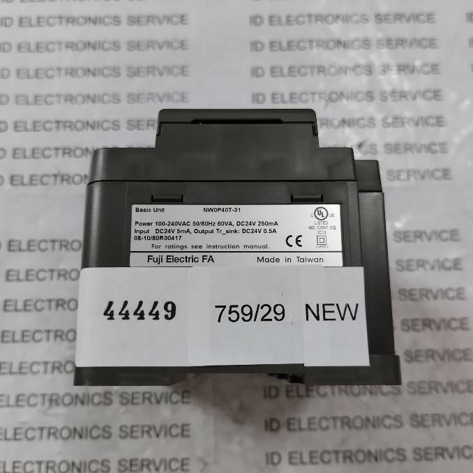 PLC " FUJI " MODEL : NW0P40T-31