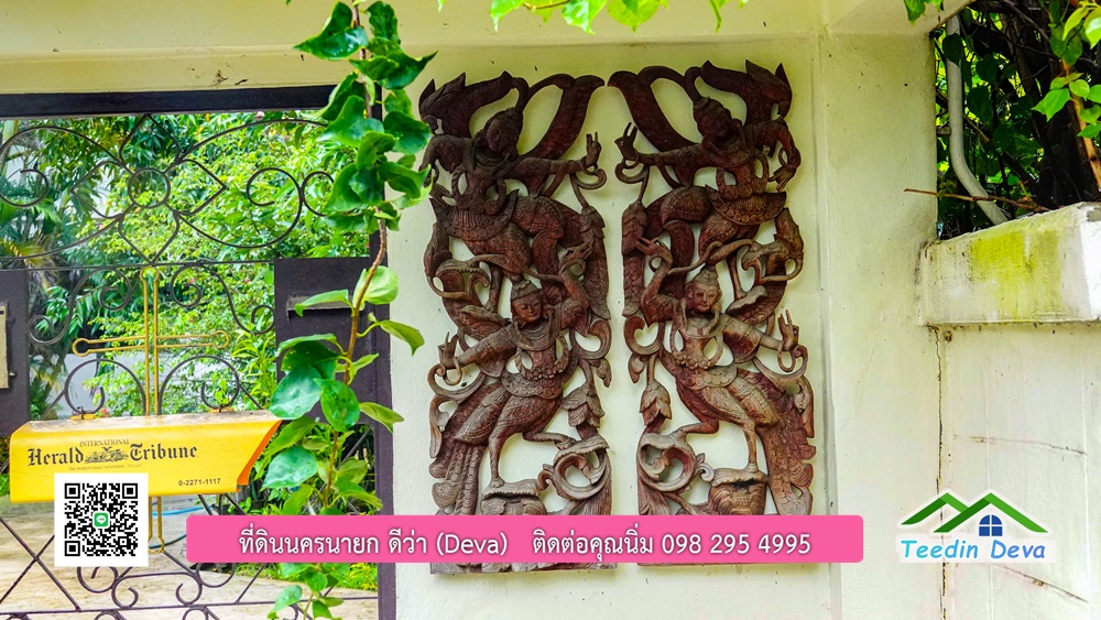 บ้านไทยประยุกต์ พร้อมสวนผลไม้ พืชผักสวนครัว ใกล้กับตัวเมืองนครนายก