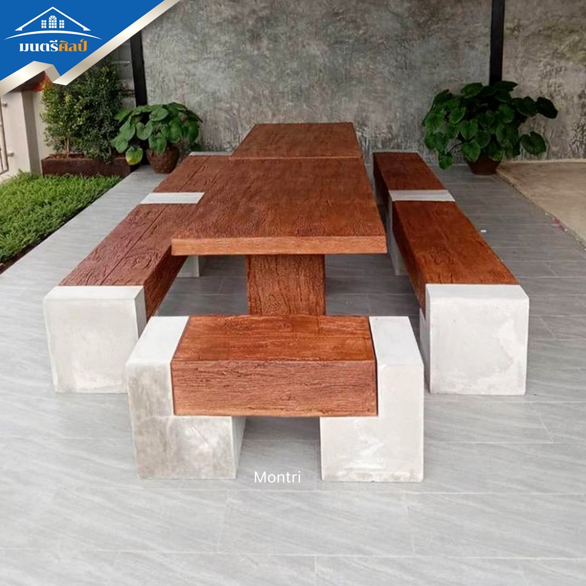 ชุดโต๊ะไม้หมอน ชุดโต๊ะไม้หมอน สไตล์โมเดิร์น ขนาดยาว 3.6 เมตร นั่งได้ 18-20 ท่าน งานดีไซน์โดยคนไทย มีบริการจัดส่งพร้อมติดตั้งทั่วไทย