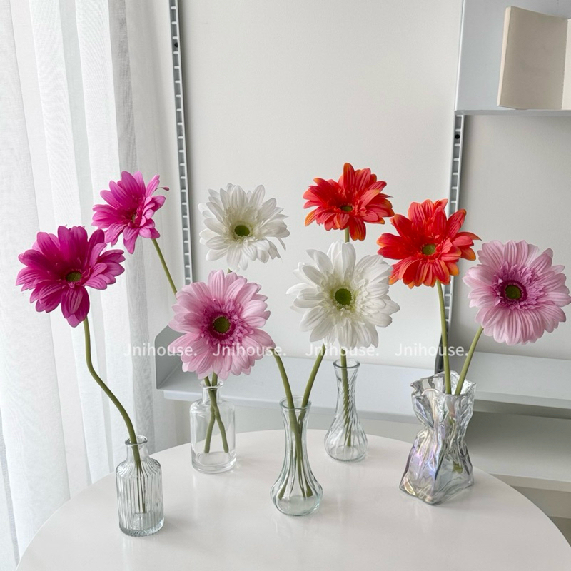 [พร้อมส่ง] Jnihouse : ดอกเยอบีร่า ดอกไม้ประดิษฐ์ [ขนาด Ø13 cm] Gerbera