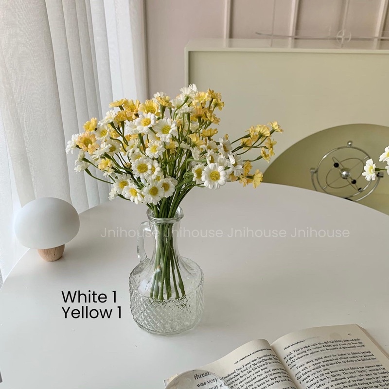 [พร้อมส่ง] Jnihouse : ดอกคาโมมายล์ประดิษฐ์ ดอกเดซี่ (Daisy)(Chamomile)