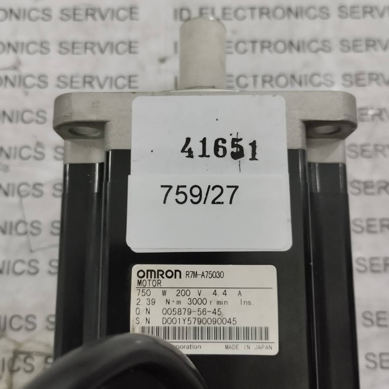 R7M-A75030 MOTOR "OMRON"