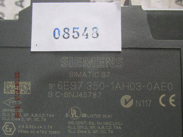 PLC " SIEMENS " MODEL : 6ES7 350-1AH03-0AE0