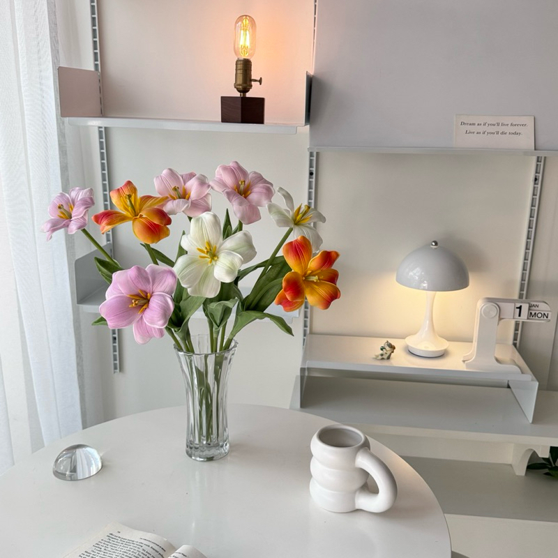 [พร้อมส่ง] Jnihouse : Blooming Tulip ดอกไม้ประดิษฐ์ ดอกทิวลิป