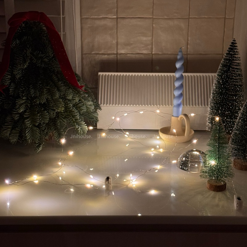 [พร้อมส่ง] Jnihouse : ไฟประดับคริสต์มาส พร้อมแบตเตอรี่ (Fairy Lights - battery included)