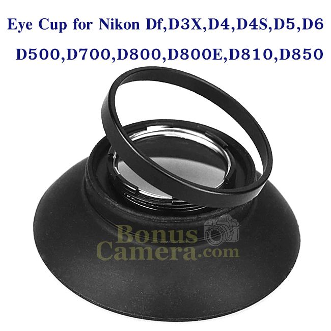 DK-19 Eye Cup ยางรองตาเกรดดี มีแผ่นกระจก สำหรับกล้อง Nikon Df,D3X,D4,D4S,D5,D500,D700,D800,D800E,D810,D810A,D850
