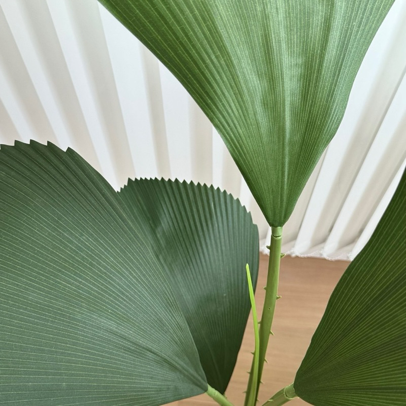 [พร้อมส่ง] Jnihouse : ต้นปาล์มใบพัด ต้นไม้ประดิษฐ์สูง 130 cm (Tree)