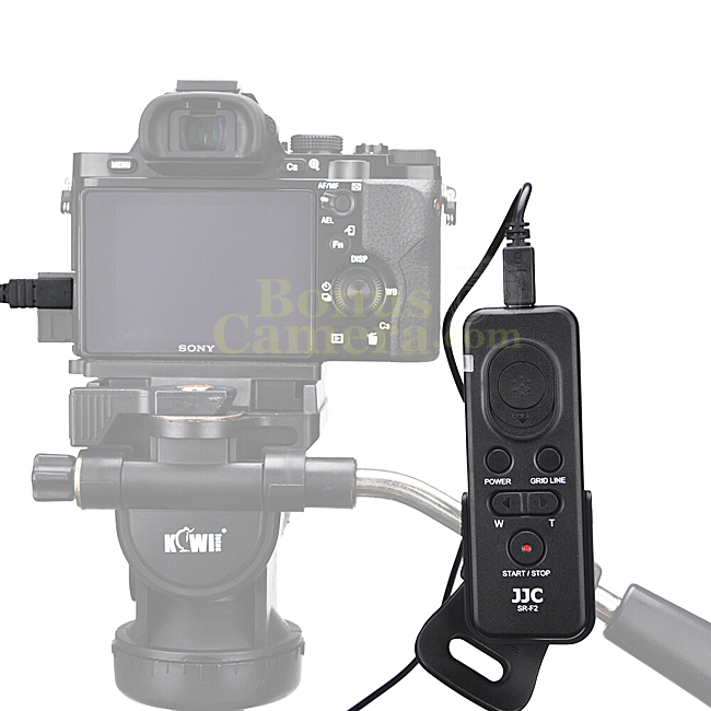 SR-F2 Remote Commander Sony A3000,A3500,5000,A5100,RX10 III,IV RX100 II,III,IV,V,VI,VII,RX1R II และ HDR-CX405,CX900E,PJ440,PJ675 FDR-AX33,AX100,AXP55 เป็นสายลั่น/กดถ่ายวีดีโอได้ ใช้แทนโซนี่ RM-VPR1