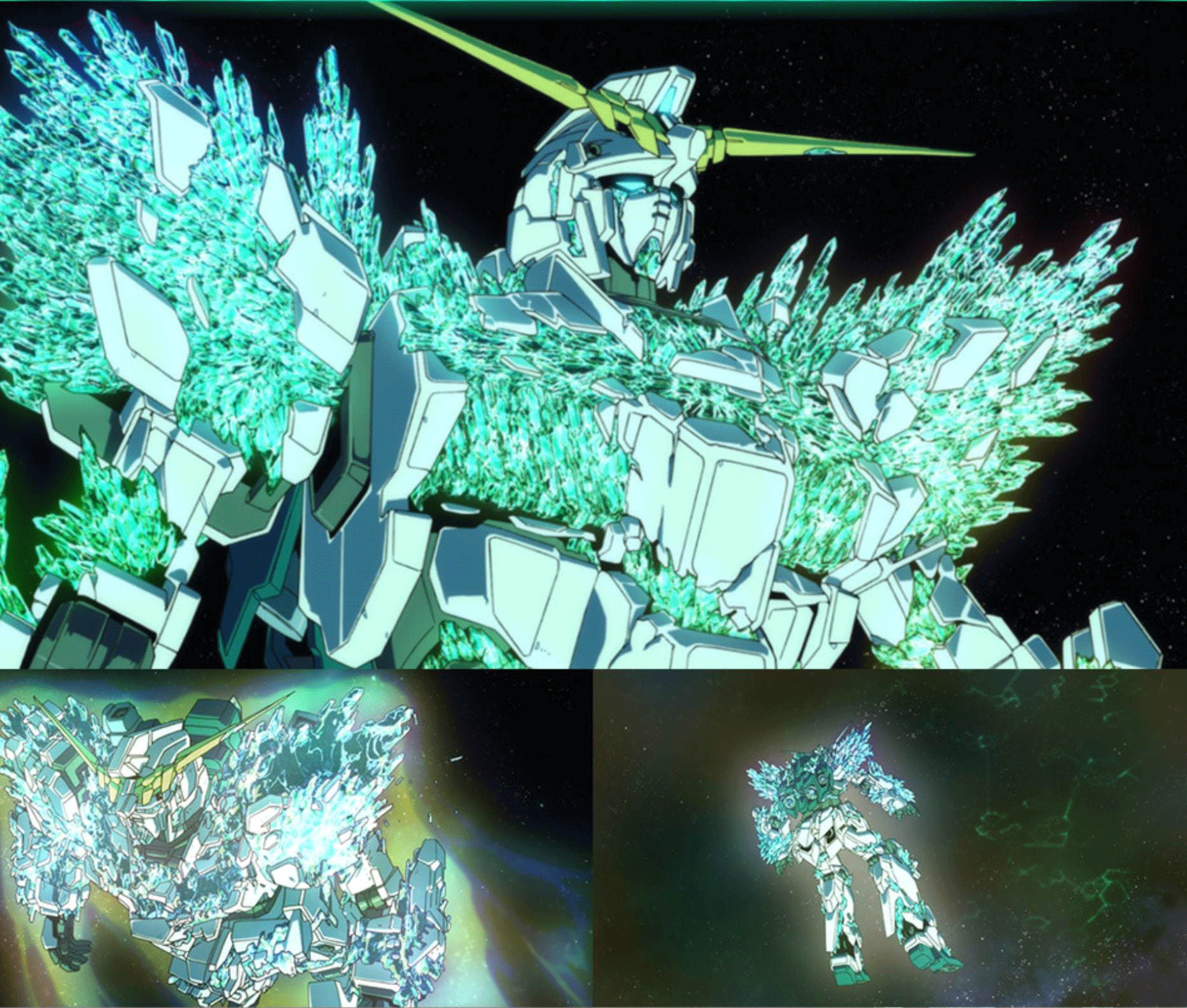 (MG) 1/100 Unicorn Gundam (LUMINOUS CRYSTAL BODY) Gundam Base Limited