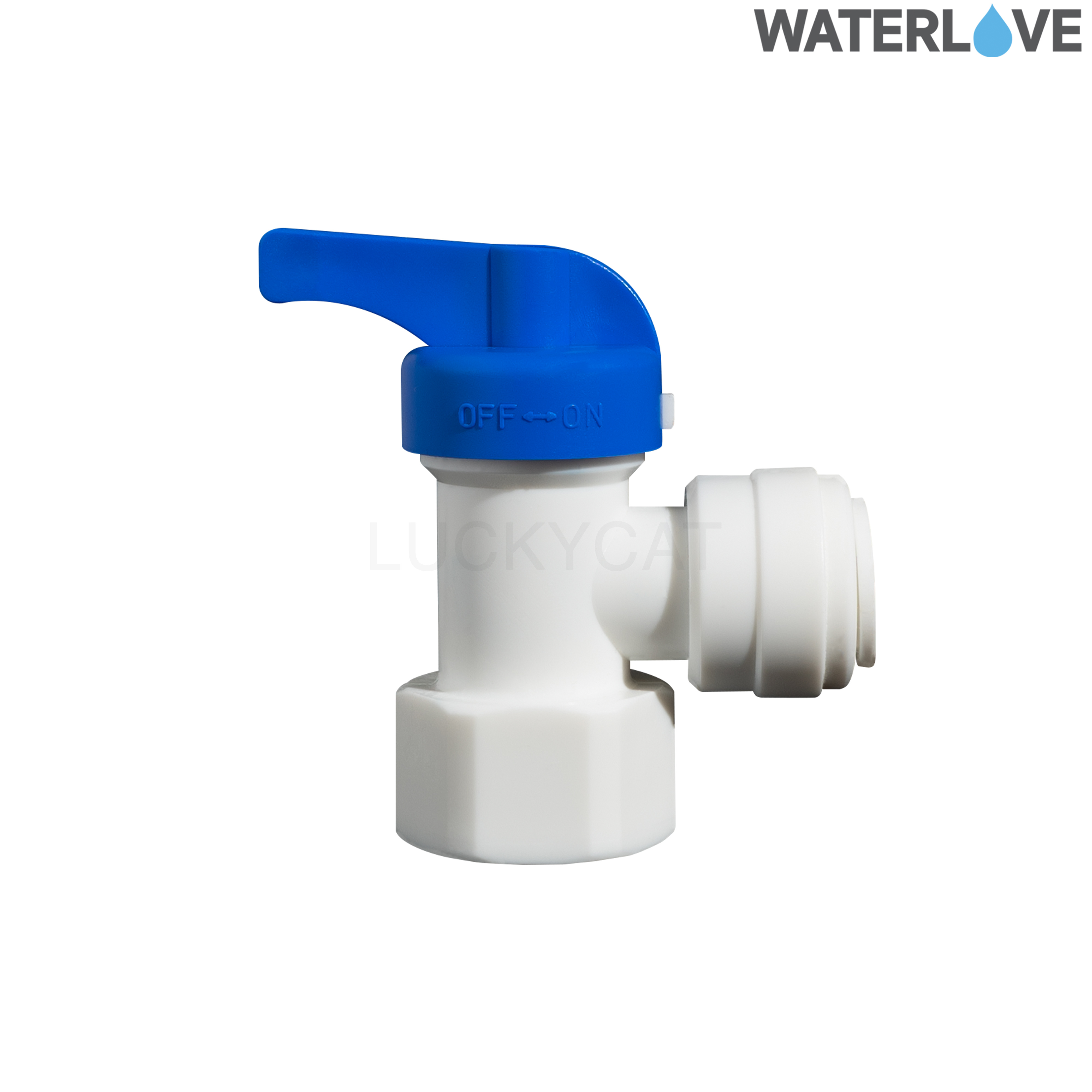 บอลวาล์วมุมฉาก เสียบสาย เกลียวใน