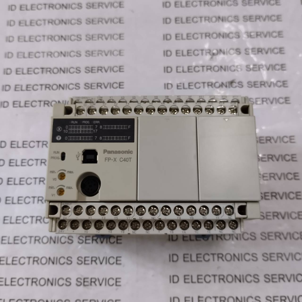 PLC " PANASONIC " MODEL : AFPX-C40T-F