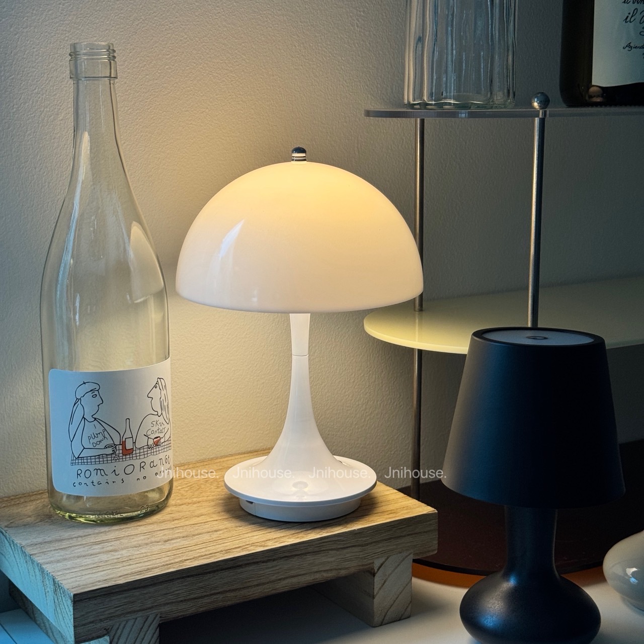 [พร้อมส่ง] Jnihouse : โคมไฟเห็ดขาว Mushroom Lamp ขนาดสูง 23 cm