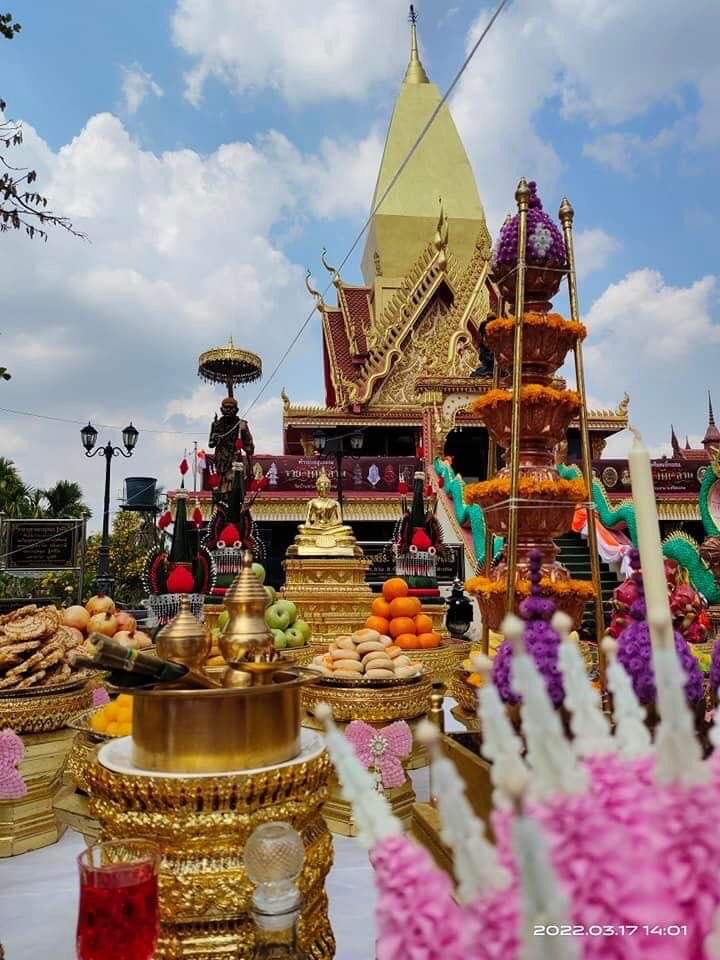 ท้าวเวสสุวรรณ รวยพันล้าน หลวงปู่หมุน วัดบ้านจาน จ.ศรีสะเกษ ปี 2565 (เนื้อชนวนรวยพันล้าน)