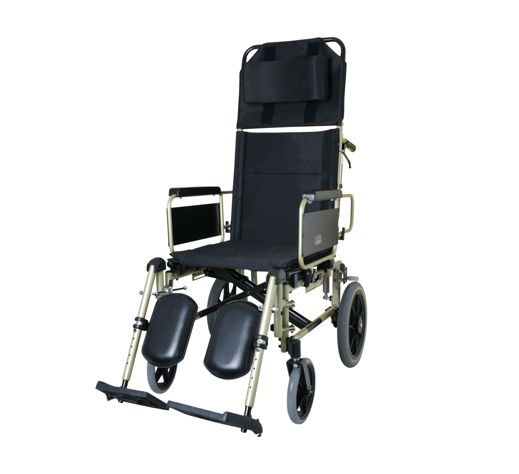 รถเข็นปรับเอนนอนได้ อลูมินัมอัลลอยด์คาร์ม่า รุ่น KM-5000 (WheelChair KARMA KM-5000) ปรับเอนได้ ถอดชิ้นส่วนได้ ช่วยให้ผู้ดูแล สะดวกสบายในการดูแลผู้ป่วยมากยิ่งขึ้น