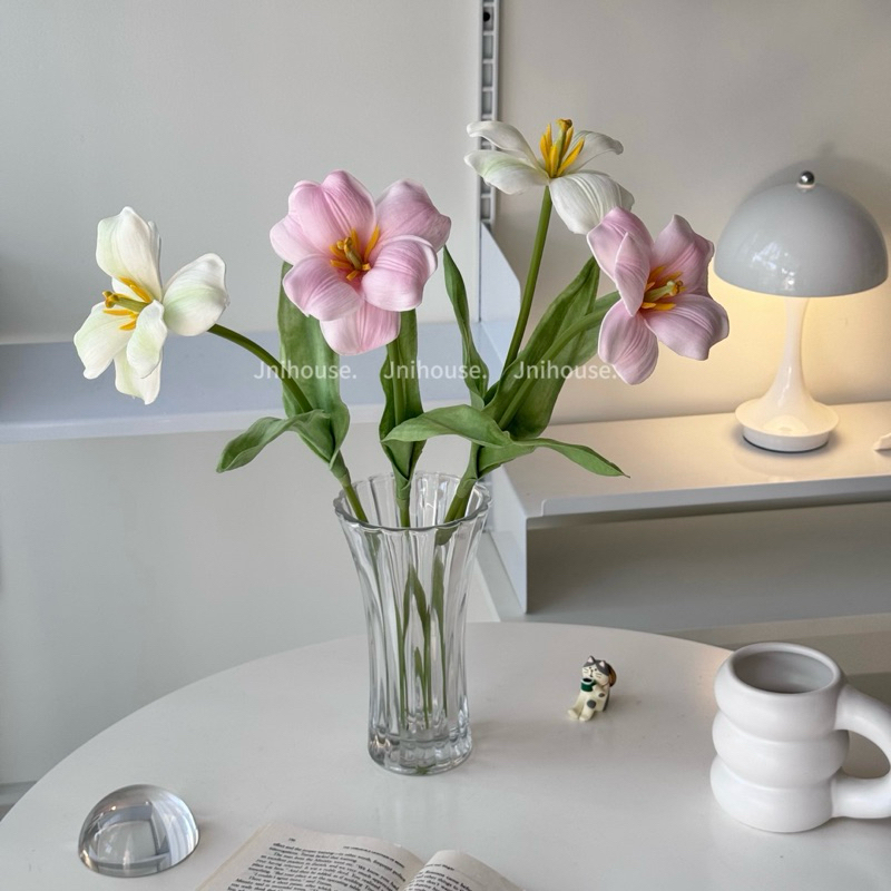 [พร้อมส่ง] Jnihouse : Blooming Tulip ดอกไม้ประดิษฐ์ ดอกทิวลิป