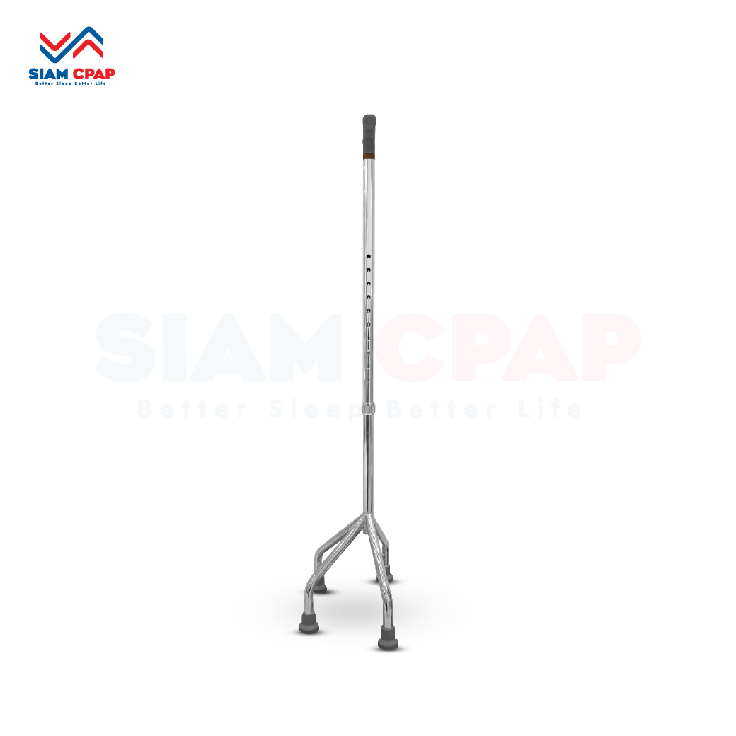 ไม้เท้าอลูมิเนียม 4 ขา (แบบหัวค้อน Four Point Cane)