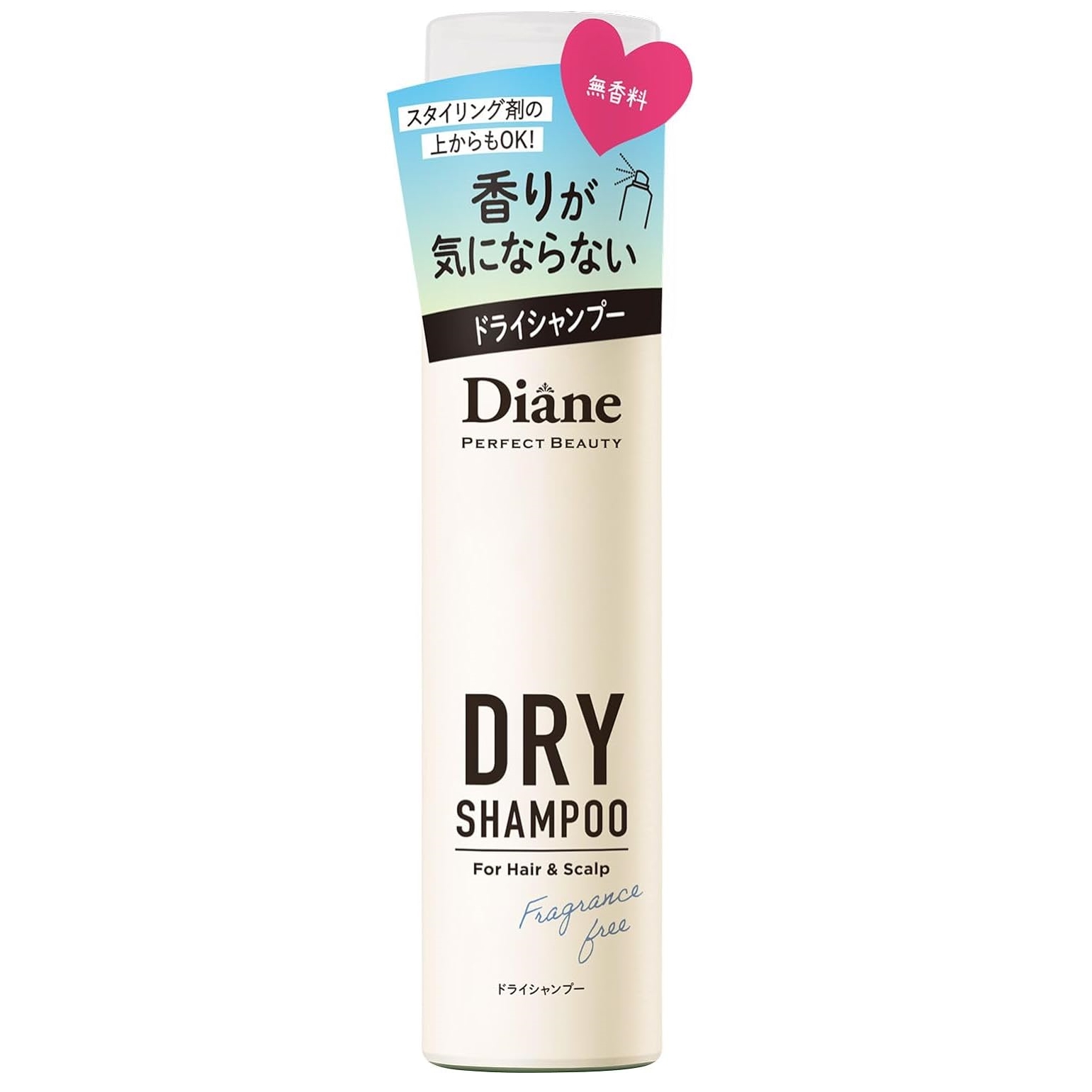 ดรายแชมพู สเปรย์สำหรับสะอาดผม DIANE DRY SHAMPOO FOR HAIR AND SCALP 40g/95g สระผมได้โดยไม่ต้องใช้น้ำ