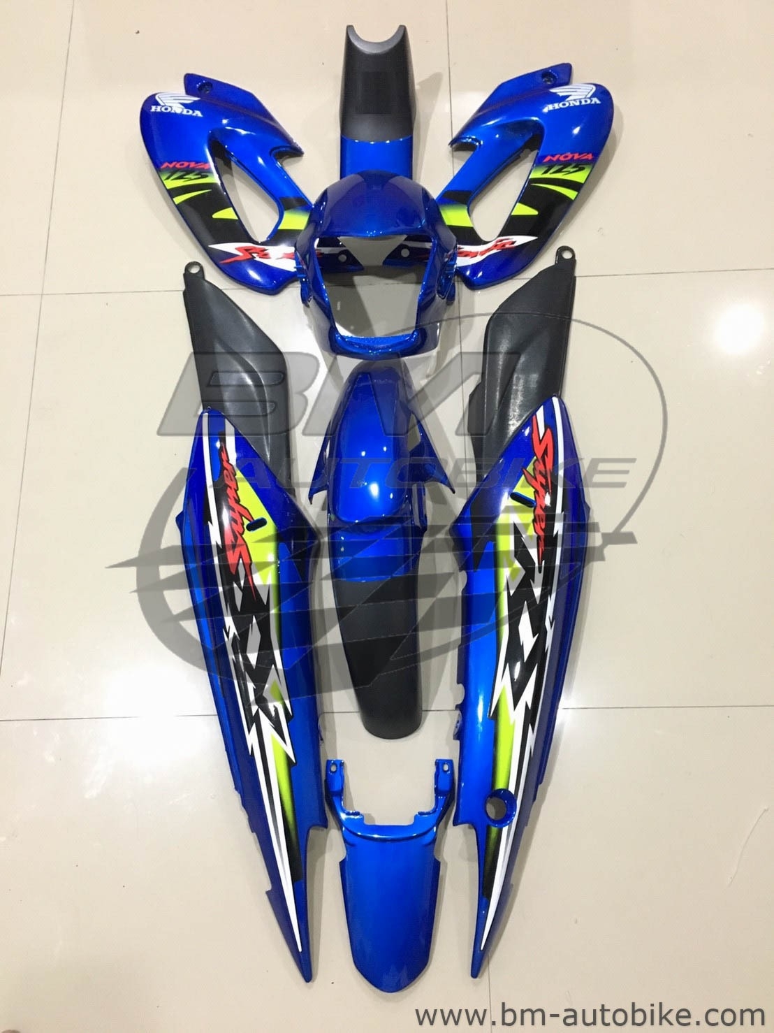 ชุดสี SONICเก่า 2000 สีน้ำเงินล้วน 4 กก.
