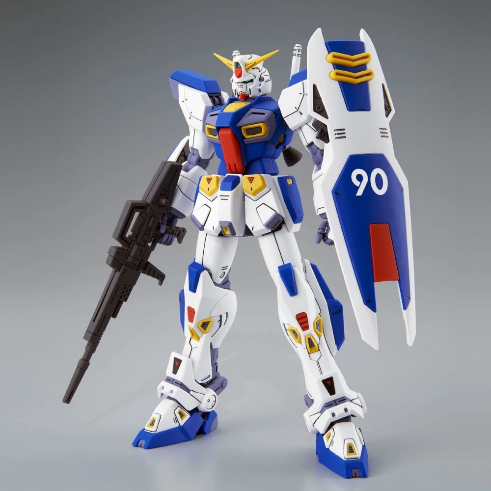 MG 1/100 GUNDAM F90 + MISSION PACK O & U & C & T & P TYPE Free MISSION Hanger