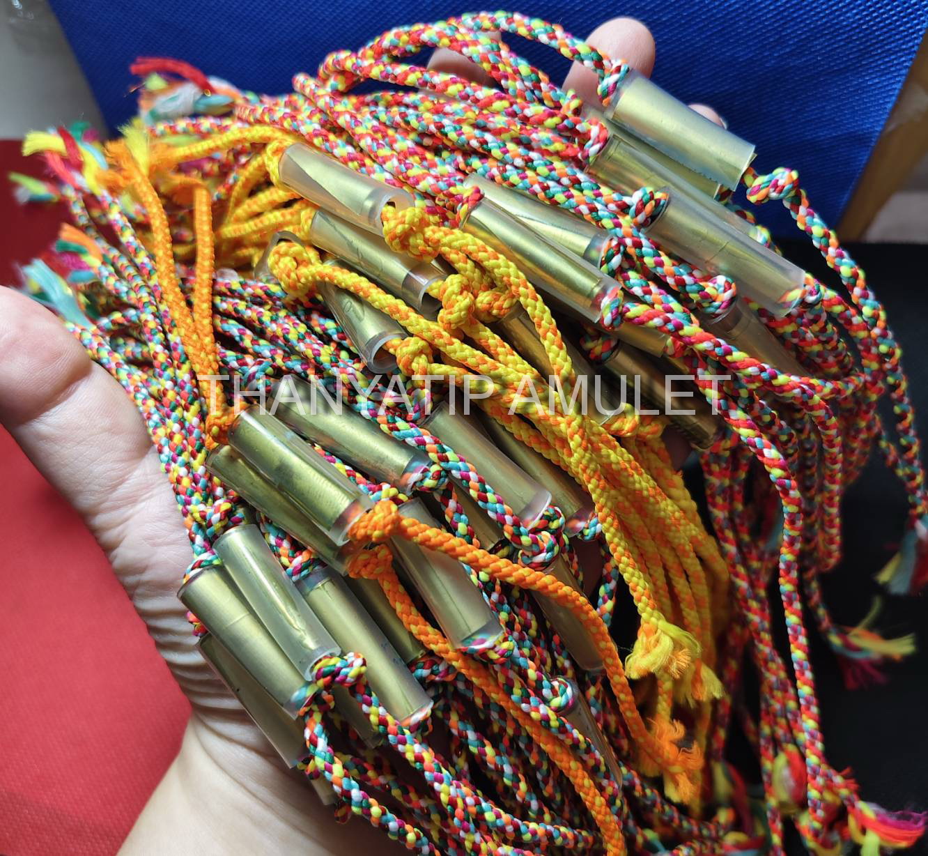 ตะกรุดข้อมือ กันผี กันเขี้ยว จารมือ (ตะกรุดผู้เฒ่ากันปอบ) หลวงปู่สิงห์โต สำนักสงฆ์ป่าทรงธรรม จ.อุบลราชธานี