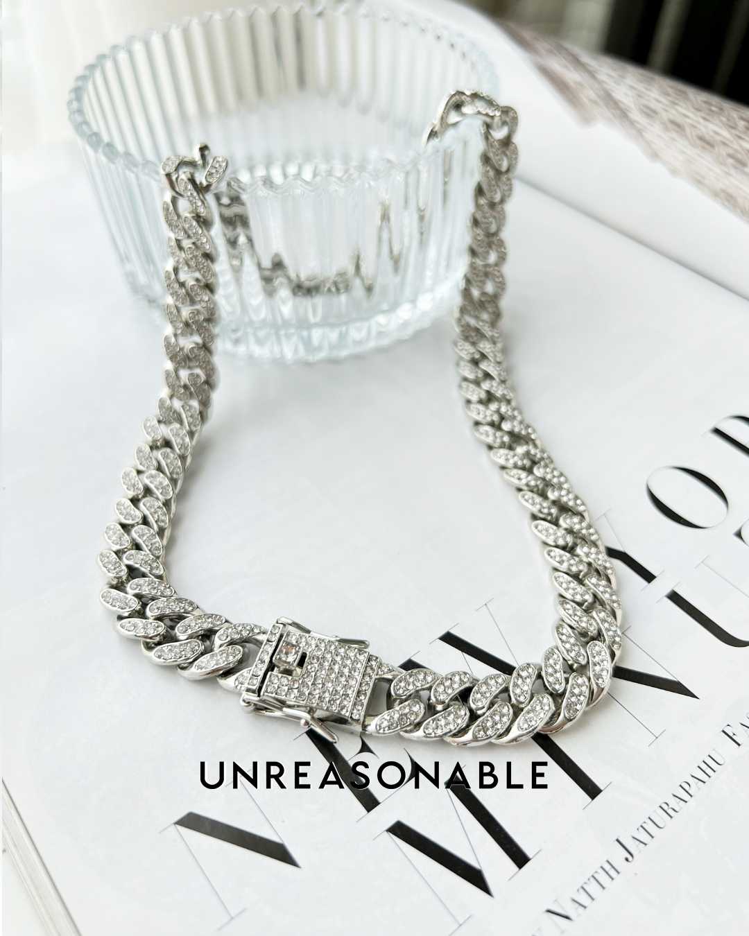 สร้อยคอเพชร CZ UA0776-01 Unreasonable Accessories