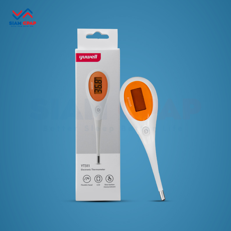 ปรอทวัดอุณหภูมิร่างกาย แบบดิจิตอล Yuwell รุ่น YT311 (ปลายอ่อน)