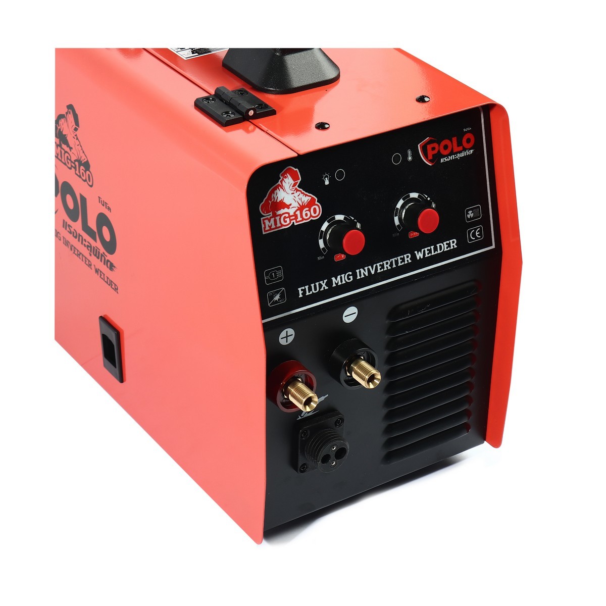 POLO เครื่องเชื่อม MIG 160แรงดันไฟเข้า 1 เฟส 220 โวลต์ SKU-00021