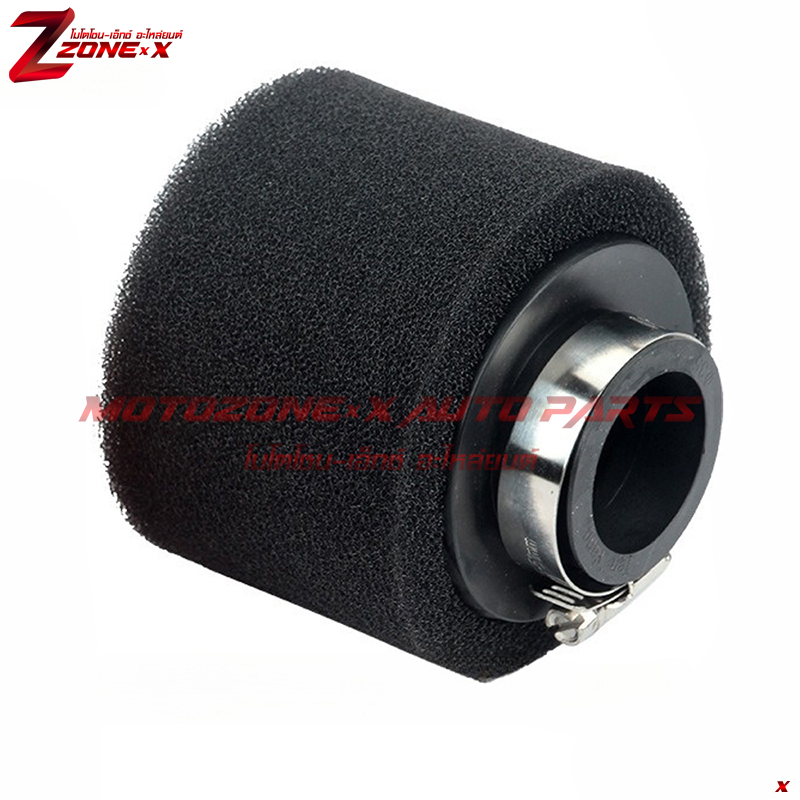 กรองอากาศ ฟองน้ำกรองอากาศ สีดำ universal fits for most motorcycle air filter with 35/38/40/42/45/48mm engine inlet. MOTOZONE-X(โมโตโซน-เอ็กซ์) อะไหล่/Part