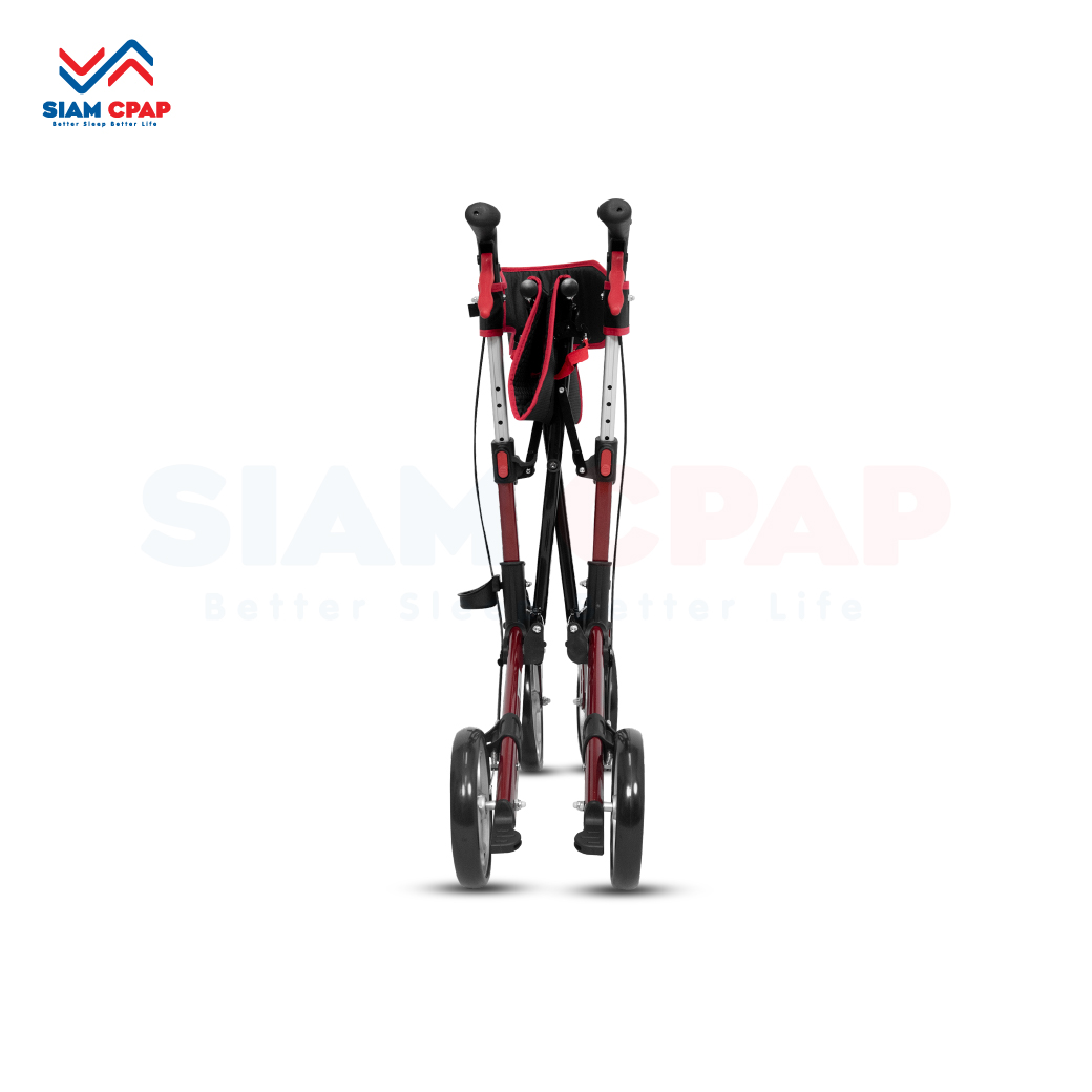 รุ่นใหม่ Rollator จากแบรนด์ Better รุ่น BT803L วอล์คเกอร์ 4 ล้อ อุปกรณ์ช่วยพยุงเดินและฝึกเดิน พร้อมที่นั่งในตัว รับประกันสินค้า 1 ปี