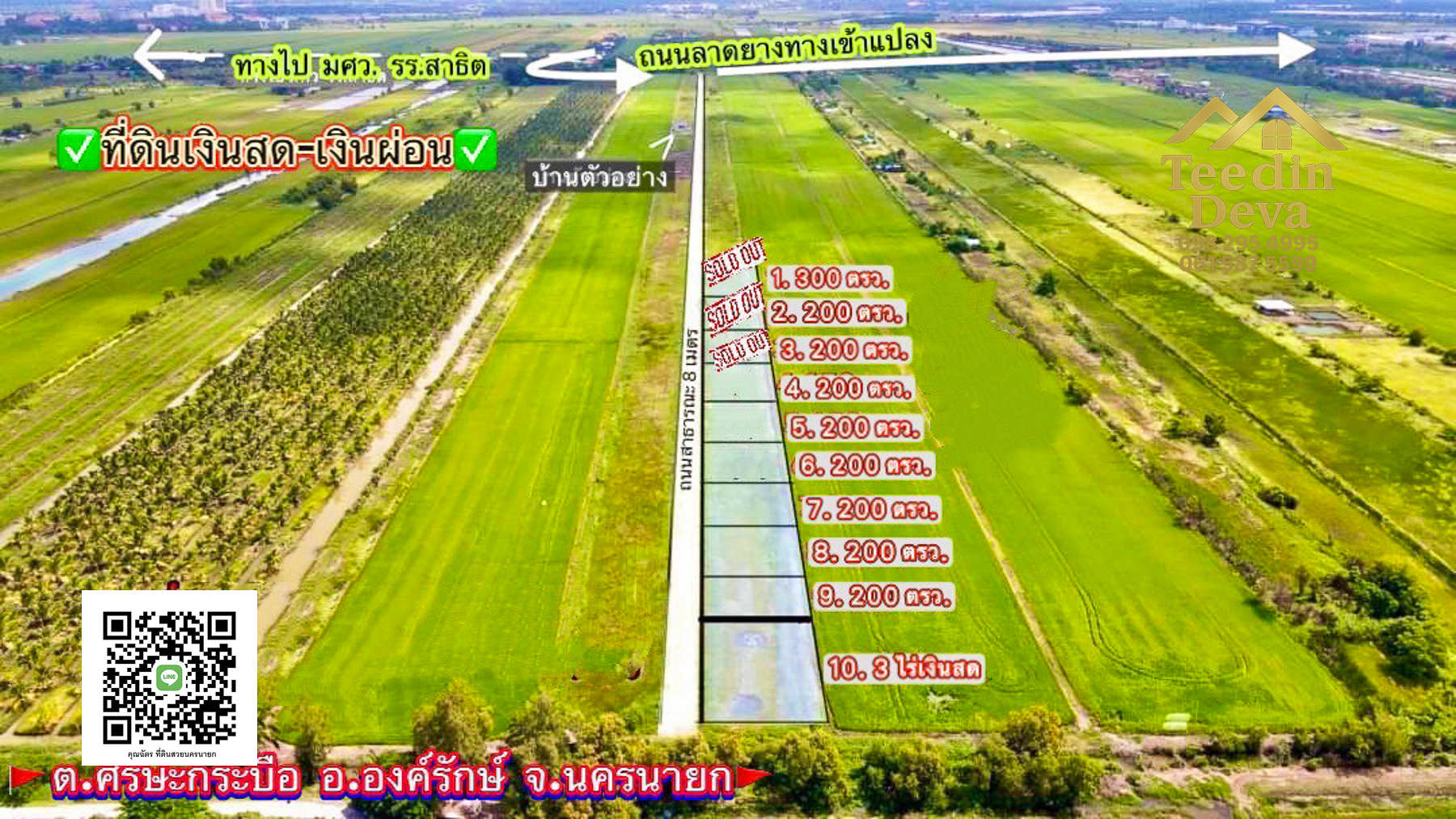 🏡 อยากมี “บ้านเล็ก ๆ ใกล้มหาวิทยาลัย” สักหลังไหม... ที่ดินเริ่มต้น 100 ตร.ว. อ.องครักษ์ จ.นครนายก 💛