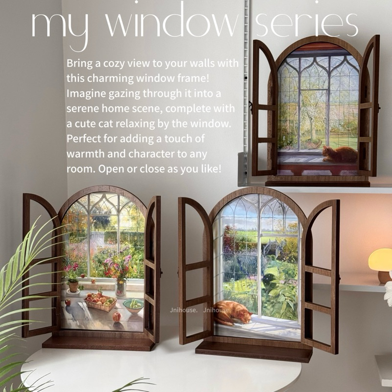 [พร้อมส่ง] Jnihouse : My window series (หน้าต่างติดผนัง)