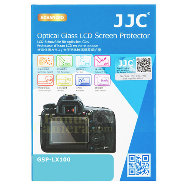 GSP-LX100 กระจกกันรอยจอ LCD Panasonic LX100,LX100 II,TZ90,TZ100,TZ200,TX1,TX2,TS200,FZ85,ZS110 LCD Screen Protector