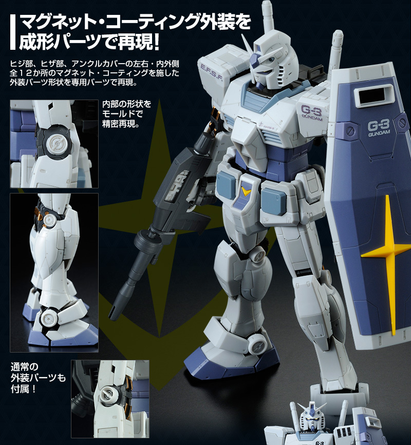 (RG) 1/144 Gundam Rx -78 G-3 (Bandai Limited)