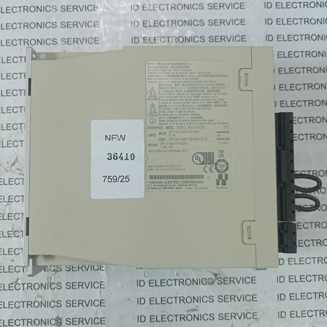 ซ่อม SGD7S-7R6A10A002 SERVOPACK "YASKAWA"