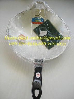 P01210 กะทะอลูมิเนียม จรเข้ 16 นิ้ว (ราคาส่งต่อ 6 ใบ: เฉลี่ย 228 บต่อใบ)