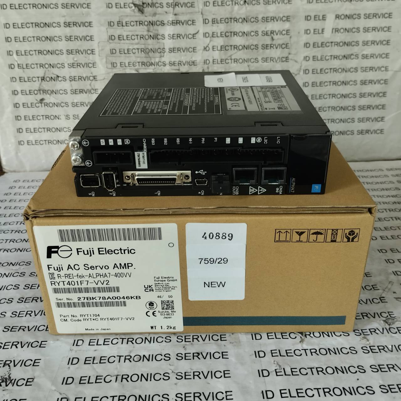 SERVO DRIVE " FUJI " MODEL : RYT401F7-VV2