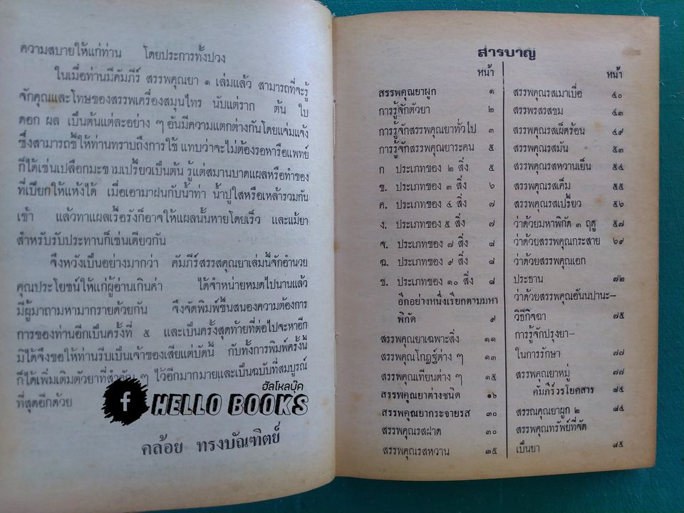 คัมภีร์สรรพคุณยาไทย จากฉะบับใบลาน