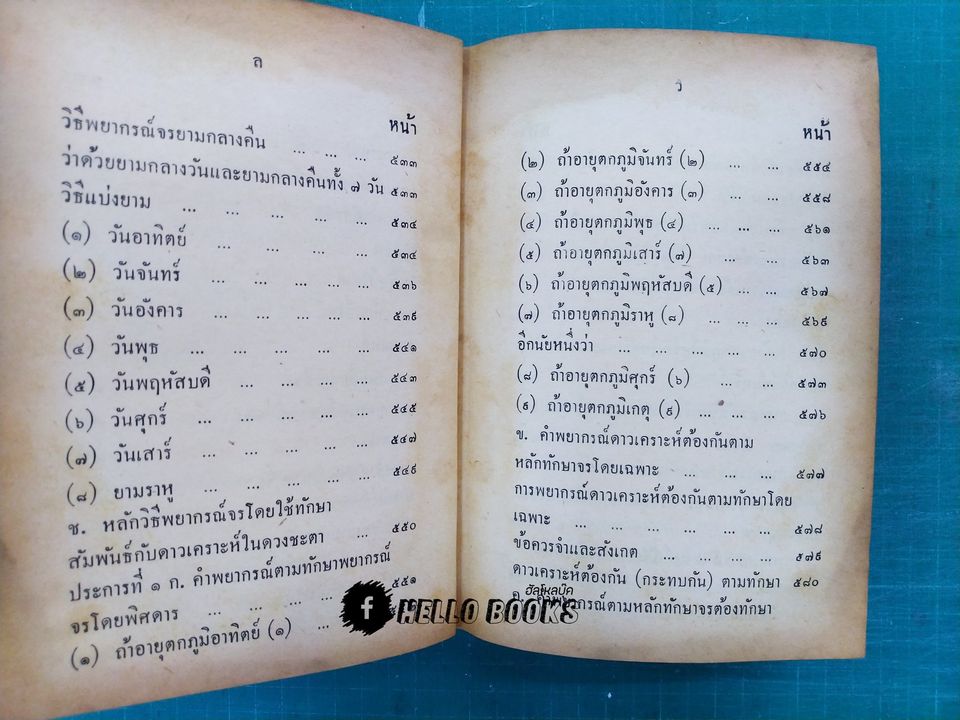 คู่มือโหรพิเศษ ภาค ๑