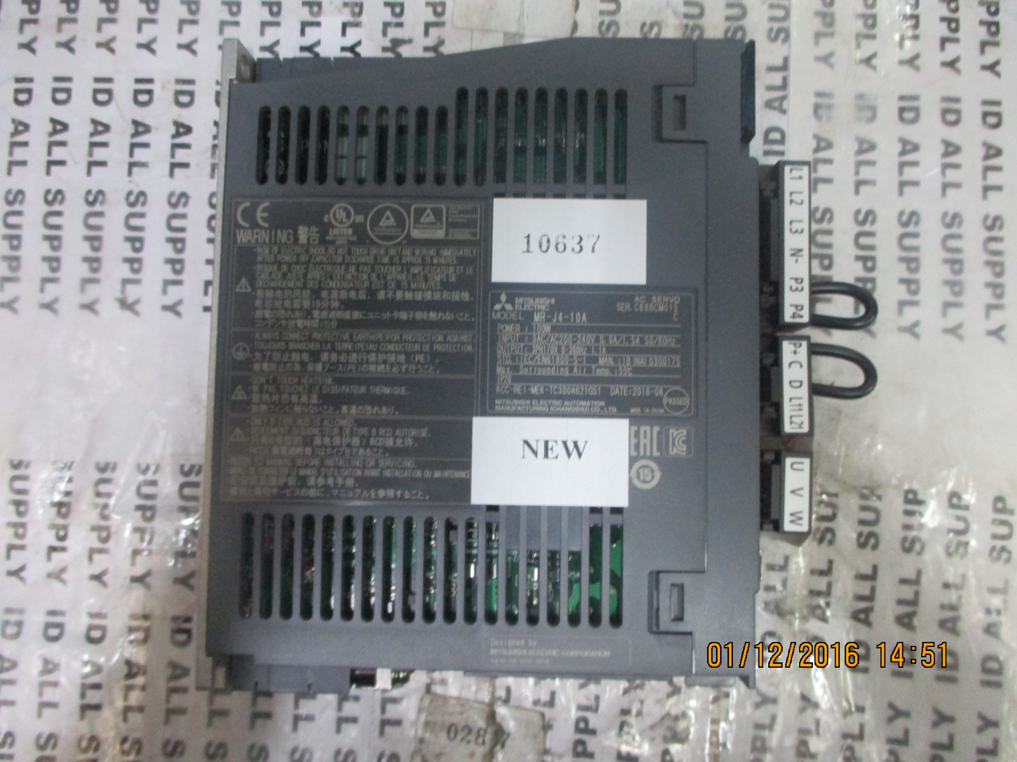 จำหน่าย MR-J4-10A DRIVE "MITSUBISHI"