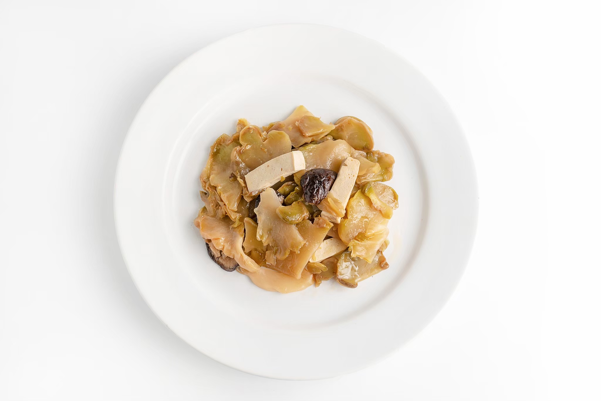 ผัดผักเสฉวน (ซี้ชวงไฉ่) (Stir fried Sichuan vegetable with mushrooms)