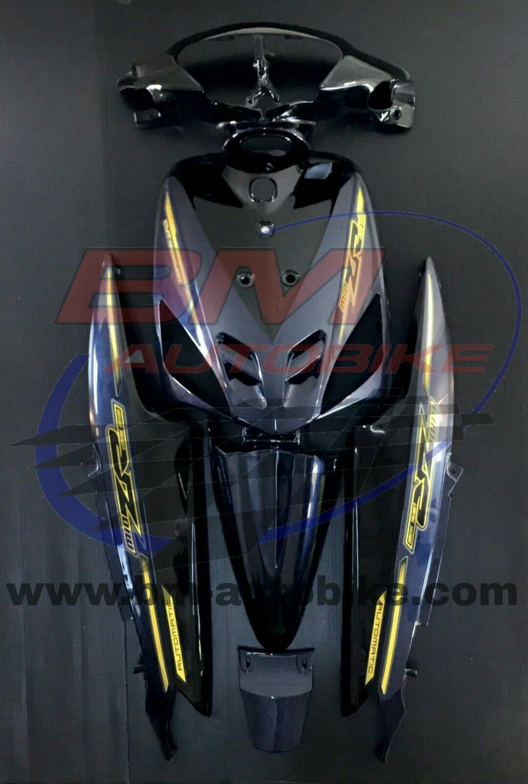 ชุดสี MIO ตัวเก่า สีน้ำเงินดำZR 3 กก.