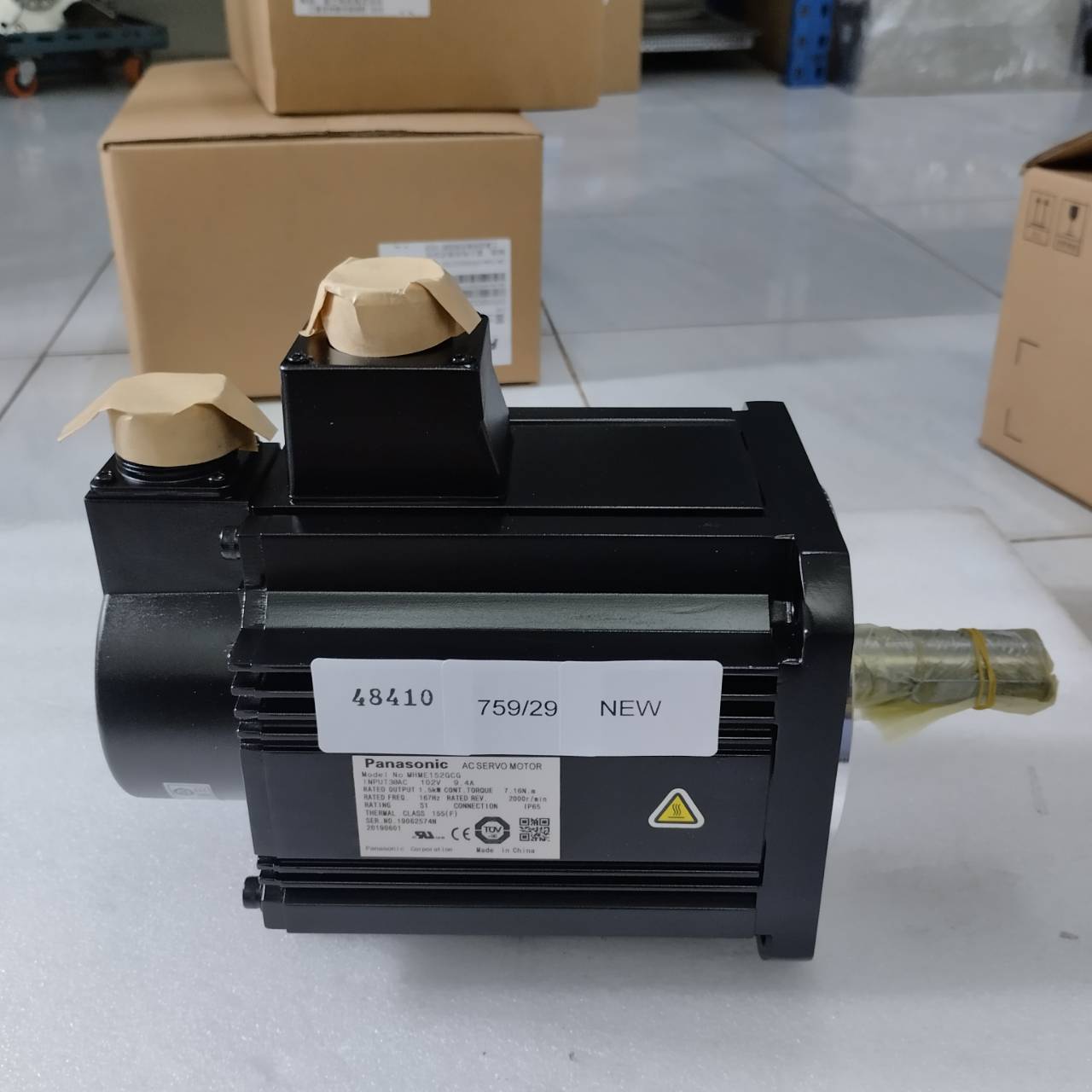 SERVO MOTOR " PANASONIC " MODEL : MHME152GCG