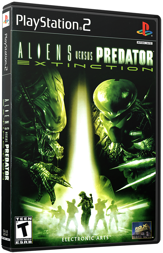 แผ่นเกมส์ PS2 : Aliens Versus Predator - Extinction