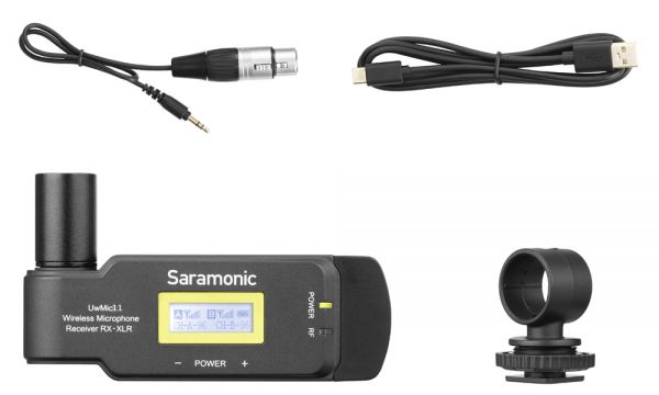 Saramonic UwMic11TH RX-XLR11 ไมโครโฟนไร้สาย คลื่น UHF 1 ตัวส่ง