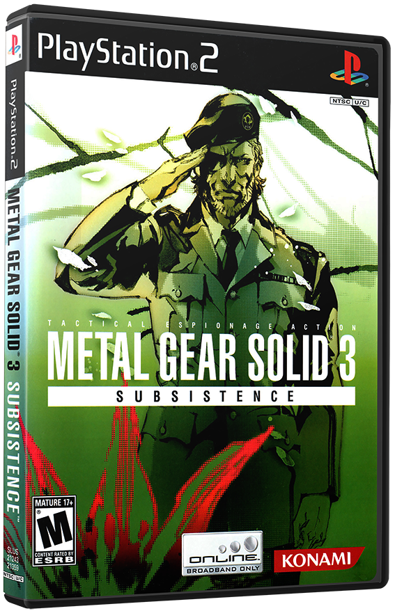 แผ่นเกมส์ PS2 : Metal Gear Solid 3 - Subsistence