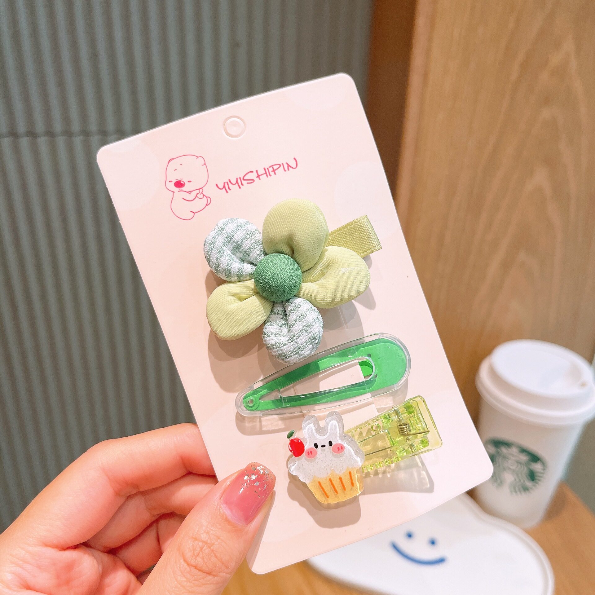 💗มาหยากิ๊ฟช้อป💗กิ๊บหนีบผม กิ๊ปดอกไม้ กิ๊บแฟชั่นเด็กน่ารัก สีสันสดใส แพ็ค 3 ชิ้น